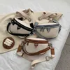 Mode Dames Riem Zak Hoge Capaciteit PU Lederen Ketting Sum per band Fanny Pack Bananka Draagbare Satchel Belly Band Taille Tas 211124