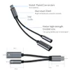 Type-C USB C tot 3.5mm AUX-kabels 60W PD FAST-OPLOEKSADAPPER VOOR HUAWEI P40 PIXEL 5 4 ONEPLUS SAMSUNG S20 Ultra