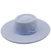 Chapéu de Brim Pedido 2021 Fedora chapéu Homens Mulheres Imitação de Woolen Inverno feltro Moda Preto Top Jazz Fedoras Chapeau Sombrero Mujer