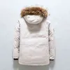 Mode Hiver Épais Chaud Militaire Vers Le Bas Vestes Hommes Camouflage Parkas Col De Fourrure Blanc Duvet De Canard Manteaux Coupe-Vent Veste Casual Y1103