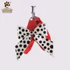 Dog Collar Leashes Big Bows Comfort Harness Side Pet Collar med bly koppel för små medium djur tyg prinsessor varor