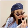 Berets 2021 KANGOL 수제 절묘한 남성과 여성 메쉬 베레모 영국 레트로 숙녀 캐주얼 모자 Foldable Painter Hat Tide