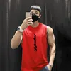 Moda siłownia Odzież bez rękawów Koszulki Kulturystyka Tank Top Mężczyźni Fitness Mens Singlet Workout Kamizelka