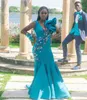 Royal Blue Eleganckie suknie wieczorowe z koralikami Appliqued Mermaid Prom Dress Gorgeous Formalne Pagewange Wear Custom Made Vestido de Novia