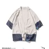 Mrgoldenbowl Хлопчатобумажная льняная рубашка Куртки Мужчины Китайская уличная одежда Кимоно Рубашка для рубашки Kimono Мужские льняные Кардиганские куртки Пальто плюс размер Y1106