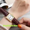 Classique marque chaude montre en cuir véritable numéro romain cadran 24mm 27mm Rectangle Quartz montre-bracelet femmes hommes couple marque montres