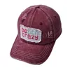 Broderad Baseball Hat Beach Crazy Letters Outdoor Sports Sun Caps 7 Färger Trucker Cap Party Favor DD176