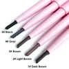 Customized Eyebrow Pencil Double-headed Waterproof Cosmetic Long Lasting Eyebrown Pen 5colors Women Gift