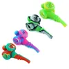 Fashion style Smoking Set with Glass Bowl Accessories Portable Silicone Pipes