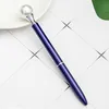 21 Colors Metal Ballpoint Pen Student Writing Pearl Ballpoints Pens Supplies School Business Office Signature Stationery BH5032 WLY