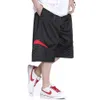 Sommar streetwear män kort hip hop harem boardshorts amerikanska mode lösa baggiga träning shorts elastisk midja plus storlek 210716