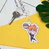 Nieuwe Mode Hot Leuke Hanger Anime Haikyuu Kenma Kozume Acryl Keychain Sleutelhanger Badge Sieraden Cosplay Sleutel Ringen G1019