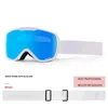 20 ADET Geniş Görüş Çift Katmanlı Anti-Sis Kayak Gözlük UV400 Erkekler Kadınlar Kış Açık Motosiklet Yarış Kar Spor Gözlük Snowmobile Kurulu Gözlük