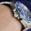 Herrenuhren, automatische mechanische Uhr, 40 mm, Keramikgehäuse, Edelstahlarmband, wasserdichtes Design, lebenslange wasserdichte Armbanduhr, Geschenk, 286 g