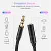 Aux Cable 3.5mm Audio Extension Cable Jack 1m 3ft jole to to female cable sent
