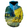 Mulheres Estéticas Flor Hoodie Homens Engraçado 3D-impresso Sweetshirt Casual Belas Artes Hoodies Lazer Tops Moda Y2K Streetwear Mulheres Sweatsh