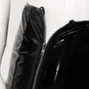Calcinha feminina feminino Mini saia de látex erótico com calça de recorte de halter calpwear de moda de tampa de tampa de couro com patente de couro sexy molhado