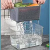 Multifunktionell matförvaringslåda uppsättningar plastvätt frukt och grönsaksavloppskorg kök korgar kylskåp mat bevaring lådor zyy1043