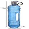 Soffe 2,2 l große 1/2-Gallonen-Wasserflasche, Bpa-freier Shaker, Protein-Kunststoff-Sportwasserflaschen, Handgriff, Fitnessstudio, Fitness, Wasserkocher 210610