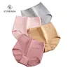 3 조각 / 로트 코튼 팬티 팬티 높은 허리 컨트롤 복부 슬리밍 Shapewear Knickers 여성 Oppartum 회복 Tummy 210730