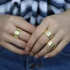 Ohrringe Halskette Hohe Qualität Gold Farbe Klar CZ Gepflastert Kleine Huggie Hoop Für Frauen Mädchen Mode Breitband Ewigkeit ring Sets Großhandel