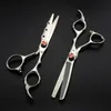 Hair Scissors Professionell Japan 440c Steel 6 '' Matt Cut Cutting Barber Tools Haircut Thinning Shears Frisör