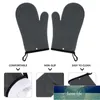 2pcs Oven Mitt Flexible Silicone Heat Resistant Gloves Barbecue Microwave Mitten