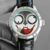 Fashion designers design The latest and strange Watch in a style that is serious practical not flashy with high precision extreme durability Wrist watches Clown