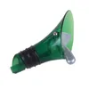 500st White Red Wine Aerator Plug Cap Bottle Pourer H￤ll med silikont￤tning Stoppertratt St￤ng gr￶n f￤rg DH9888