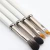 luxury bling Makeup Brush set high quality wood handle with diamond soft synthetic hair black white professional make up brushes