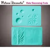 20*12.8 Cake Silicone Board 1PC Petal and Leaves Veining Grooves Board Decorating Platform Cake Fondant Baking Flower Tools 211008