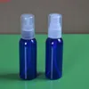 bouteilles de lotion bleue