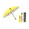 Creatieve wijnfles paraplu draagbare 3 vouwen Sun Rain Parasol in plastic Case Anti-UV Beach Promotie Business Gift 12 kleuren