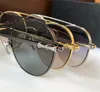 Vintage-Modedesign-Sonnenbrille SLURPRTICKII runder Metallrahmen einfacher und vielseitiger Stil leichte bequeme UV400-Schutzbrille Top q