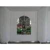 6x8x5m aufblasbares Hochzeitshaus im Freien Inflatables White Event Partyzelt zum Verkauf tragbare aufgeblasene Kirche