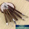 Topp 6st / set Sharp Clay Sculpting Wax Carving Pottery Tools Shapers Trähandtag Keramik Keramiklera Skulptur Carving Tools Fabrikspris Expert Design Kvalitet