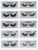 20 Styles 3D False Eyelashes Faux Mink Eyelash Long Dramatic 5D Handmade Thick Curl Natural Extension Wispy Fluffy Soft fake Lashes Eye Makeup Tools