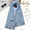 Floraler Vogel bedruckter Damenmode langer Schal und Schal weibliches Modedesign Hijab Bufanda