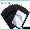 Packing Office School Business Industrial 100 Pieces Self Sealing Prov Storage Påsar Återställbar aluminiumfoliepåse för matte