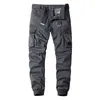 Multi-Pocket Casual Spodnie Mężczyźni Wojskowych Joggers Tactical Spodnie Cargo Spodnie męskie Piesze Wycieczki Dekoracje Dekoracje Męskie Hip Hop Dolne 211112