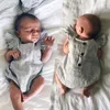 Jumpsuits Urodzony maluch niemowlę dziecięce ubrania chłopiec rompers rompers ruffed w paski Suksue Bez rękawów Summer