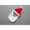 Noël bébé cadeau vêtements barboteuse chapeau bavoir ensembles mignon Santa Bebe une pièce vêtements polaire casquette garçons tenues bébé vêtements 210413