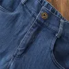 Kleinkind Kinder Baby Mädchen Schlaghosen Denim Quaste Kleidung Jeans Hosen Kawaii Jeans für Mädchen Kinder Conjunto Infantil HNLY24