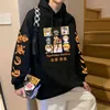 Anime Demon Slayer Hoodie Agatsuma Zenitsu Grafik erkek Sweatshirt Harajuku Streetwear Casual Unisex Rahat Kazak Y1121