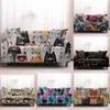 Densely Stitched Animals Stretch Sofa Cover Nonslip Slipcovers Suitable Living Room Couch Protective Furniture Set 211207