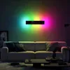 現代のRGB LEDウォールランプ家の装飾壁面ライト、寝室のカラフルなレストランリビングルーム屋内ダイニングルーム照明器具210724