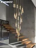 modern raindrop chandelier