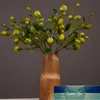 Simulering grön växt konstgjord frukt blomma gul simulering frukt träd gren för hembord DIY dekoration fabrik pris expert design kvalitet senaste stil