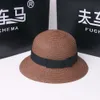 Chapéu de palha da moda sul-coreana para pais, primavera e verão, protetor solar à beira-mar, chapéu casual forte2215153