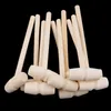 Mini martelli di legno Martello multiuso in legno naturale per bambini Giocattoli educativi per l'apprendimento Mazze per aragosta granchio Martelletto martellante FWF393